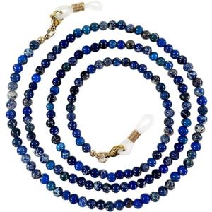 Decker Fashion Beaded Eyeglass chain Natural Stone glasses retainer Reading glass Lanyard