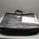 Coverado Front Seat Covers, 2 Pieces Universal Seat Covers for Cars, Breathable Fabric & Leather Car Seat Protectors, Car Seat Cushions Auto Accessories Fit for Most Sedans SUV Truck, Black