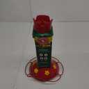 Perky-Pet 209B-1SR Glass Hummingbird Feeders for Outdoors Hanging - 30 oz - Ant & Bee Guarded Red Bird Feeder