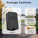 Gate Opener Remote Replacement for GTO Mighty Mule Gate Opener Remote Control FM135 RB741 Single Button 9 DIP Switch of 3 Positions 318MHZ-2 Pack