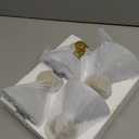 Stemless Martini Glasses Set of 4, Bling Cocktail Glasses with Sparkle Ball Base, Fancy Ultra-thin Margarita Glassware, Hand Blown Crystal Cup for Parties, Birthdays, Gift, Bar, Dessert (Gold)