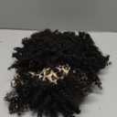 Short Afro Kinky Curly Wigs with Bangs Wrap Headband Wigs 2 in 1 Synthetic Turban Wig Afro Scarf Wig Curly Cosplay Wig