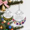 Retirement Gift - Retirement Gifts for Women, Men - Retired Ornament - Retired Gifts for Coworker, Boss, Employee, Teacher, Nurse - Stained Glass Christmas Ornament Keepsake - Design G