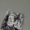 Women's Metallic Shiny Bathing Suit High Waisted Triangle Tie Side Swimsuit Bikini Set (S, Gray)