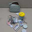 Play Purse for Little Girl, Princess Frozen Toy Purse with Accessories, Pretend Makeup Set, Handbag, Wallet, Water Bottle, Birthday Toy for Girl 3 4 5 6 7 8 Year Old