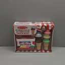 Melissa & Doug Scoop and Stack Ice Cream Cone Wooden Magnetic Pretend Play Food Set, Preschool Toy Play Ice Cream Set, Pretend Food, Toy for Toddlers and Kids Ages 3+ - FSC-Certified