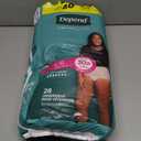 Depend Fresh Protection Adult Diapers, Incontinence & Postpartum Bladder Leak Underwear for Women, Disposable, Maximum, Large, Blush, 28 Count, L
