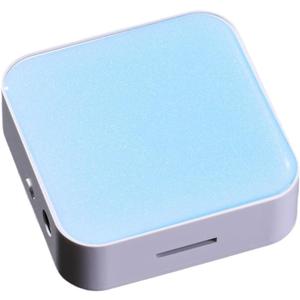 MP3 Player: Portable, Screen-Free, with Wired Headphones & Speaker Play. with 4GB Memory Card (Stores 500+ Songs), HD Resin Panel, Ideal Student Gift. (ice Blue)