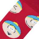Crazy Socks Cartman Faces Fun Print Novelty Crew Socks for Men
