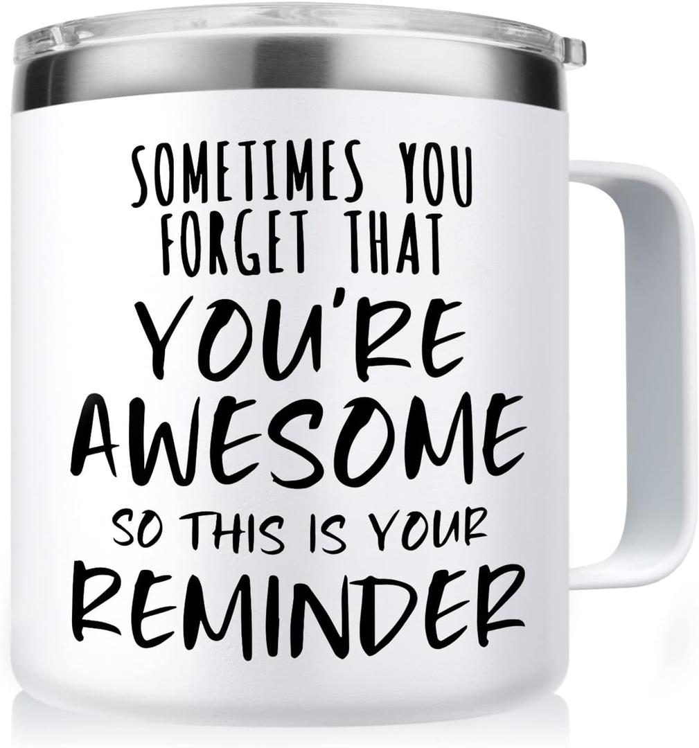 NOWWISH Gifts for Women, Inspirational Gifts, Thank You Appreciation Birthday Gifts for Coworker, Teacher, Mom, Wife, Sister - White