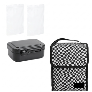 Manna Lunch Bag Kit Black, 1 Pack