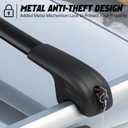Lockable Roof Rack Cross Bars Compatible with KIA Telluride X-PRO/X-LINE 2023-25, Heavy Duty Aluminum Crossbars, Anti-Theft Roof Bars for Rooftop Cargo Kayak Bike