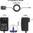 DC 12V 1.5A Switching Power AC Adapter Supply Home Power Adapter for Yamaha PSR YPG YPT DD Series Keyboard F570 T7 T756 FW759 FW759P FW760 FW789 G70 etc. - with 5.5x2.5mm Tips