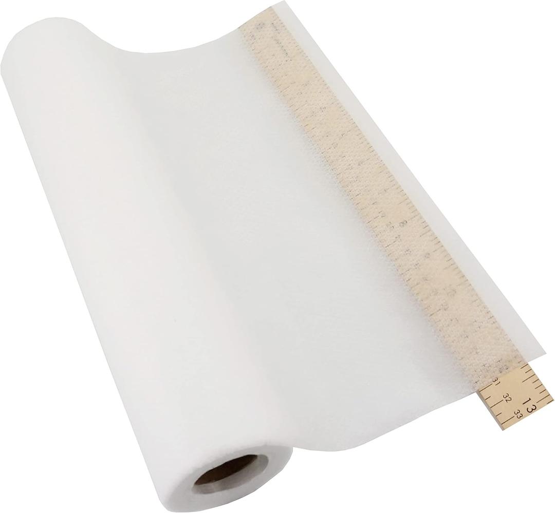 New Brothread No Show Mesh Machine Embroidery Stabilizer Backing 12" x 10 Yd roll - Light Weight 1.8 oz - Cut into Variable Sizes for Machine Embroidery and Hand Sewing