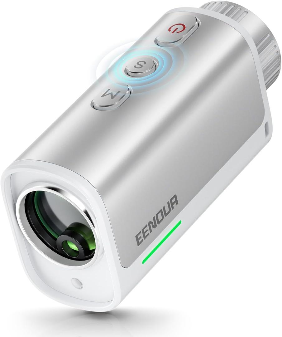 EENOUR Golf Range Finder with Slope, 1200 Yards Golf Rangefinder, Laser Rangefinders with Pin Lock Vibration, 7X Magnification, Rechargeable Compact Portable Range Finder Golfing for Men Women