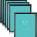LaVie Home 8x10 Picture Frames (6 Pack, Black) Simple Designed Photo Frame with High Definition Glass for Wall Mount & Table Top Display, Set of 6 Classic Collection