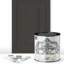 ALL-IN-ONE Paint by Heirloom Traditions, Abbey (Warm Gray), Quart - Durable cabinet and furniture paint. Built in primer and top coat, no sanding needed. Includes our 30 featured color card.