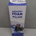 Cervical Neck Pillows with Memory Foam - Neck Pillows for Pain Relief Contour Memory Foam Pillows Ergonomic Neck Support - Adjustable Orthopedic Bed Pillows with Breathable Pillowcase for Sleeping (Standard, Grey White)