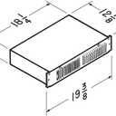 Broan-NuTone 114 Kickspace Fan-Forced Wall Heater Without Built-in Thermostat, White
