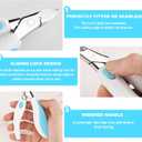 Rabbit Teeth Cutter,Premium Stainless Steel Bunny Tooth Nipper Teeth,5.3inch Tooth Cutter Scissor Sharp and Fast, Safe for Rabbits,for Guinea Pig Chinchilla Bunny Other Small Animals.(Blue)