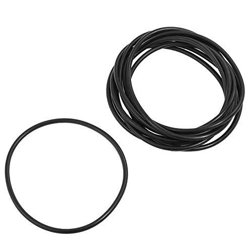 Ochoos 10 PCS 74mm x 80mm x 3mm Nitrile Rubber Sealing O Ring Seal Washer