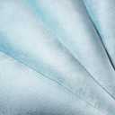 Ashler 3D Throw Pillows Shell Shaped Accent Throw Pillow, Soft Velvet Insert Included Cushion for Couch Bed Living Room, Pack of 1, Light Blue, 14 X 11 inches