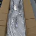 31.4Inch Modern LED Ceiling Light 22W Chrome Linear Ceiling Light Fixture 6000K Aluminum Long Flush Mount Ceiling Lights Fixture Lamp for Bedroom Hallway Kitchen Bathroom