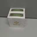 2 x MEEDEE Sage Green Velvet Ribbon 1.5 Inch Single Face Nylon Velvet Ribbon 10 Yards Spool Light Green Ribbons for Christmas Tree, Gift Wrappig, Rustic Wreath, Velvet Bow, Hair Bows, Home Decor