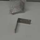 10pcs Angle Brace L Joint Right Angle Bracket Fastener, L Bracket Stainless Steel Hardware Bracket for Screwing Wooden Frames, Tables, Chairs, Beds(86*86*48mm)