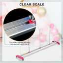 Balloon Sizer Ruler Metal Balloon Measurement Tool Adjustable Balloon Ruler 0-12 inch for Balloon Decorations Arches (Solid)