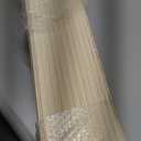 LazBlinds No Tools No Drill Cordless Bamboo Roman Shades, Privacy Window Treatment, Roll Up Bamboo Blinds for Windows 30'' W x 64'' H, Natural