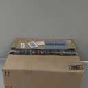 REEVAA Dog Truck Seat Cover for Back Seat, Hard Bottom Dog Hammock for Car, Pet Bed Extender for 2-4 Large Dogs, Waterproof Seat Protector, Universal XL Size Fits for Crew Cab Truck/SUV, Black+Orange