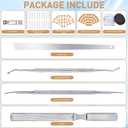Ingrown Toenail Corrector Set with Breathable Ingrown Toenail Strips Curved Toenails Corrector Patch, File and Lifter Professional Pedicure Tools for Women and Man