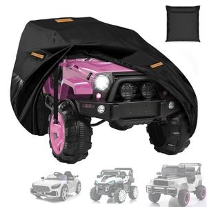 Kovshuiwe Kids Ride On Toys Car Cover, Waterproof 600D Oxford Fabric, Powered Children Wheels Toy Vehicles Cover for Outdoor Protection, Full Enclosure Wheels Protection, 52" X 28" X 24"