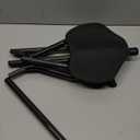 KMINA PRO - Walking Cane with Seat for Seniors (Height Adjustable Handle), Carbon Fiber, Folding Stick, Adjustable Stool Seat