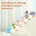 BOLDNOVA Beginners Crochet KitCrochet Animal Kit for Beginners Kids, Adults, Craft Knitting Crocheting Kits with Step-by-Step Video Tutorials (Grey)