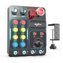 PXN CB1 Multi-function Racing Button Box PC USB Simulation Racing Instrument Center Control Button Box - Compatible with PC/ V9 GEN2, 30 Programmable Buttons, Adjustable RGB Lighting, For Truck ETS2 Hub Sim racing