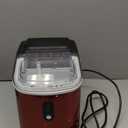Frigidaire Counter top Portable, 26 lb per Day Nugget Ice Maker Machine (Red Stainless Steel)