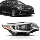 munirater Headlight Assembly Replacement for 2016 2017 2018 Optima DRL Right Headlamp Passenger Side KI2503196