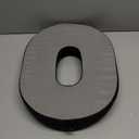 Orthopedic Donut Seat Cushion Memory Foam Cushion - Tailbone & Coccyx Pillow - Pain Relief for Hemorrhoids, Prostate, Pregnancy, Post Natal Sciatica (Black)