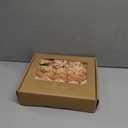 Ling's Moment Artificial Flowers Fake Silk Roses Faux Dahlia Foam Gardenia Combo for DIY Wedding Bouquets Centerpieces Arrangements Bridal Shower Party Home Decorations, Apricot & Peach, 24pcs