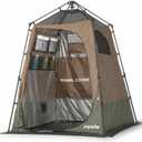 PORAYHUT Camping Shower Tent, 86.6" Extra Tall Privacy Tent for Outdoor Toilet & Changing,30s Instant Setup Portable Room with 20L Solar Shower Bag,UV Protection,Heavy Duty for Beach Hiking, 63" X 63" X 86.6"