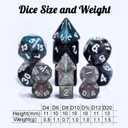 10 Sets Random Multi Colored Assortment Polyhedral RPG Dice (70pcs),Surprise Mystery Mini Dice Set,10mm Mini DND Dice Set for MTG,RPG,D&D Dungeons and Dragons Role Playing Game