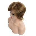 Short Blonde Bob Wigs for White Women Synthetic Hair Heat Resistant Daily Wear Party Cosplay Wigs