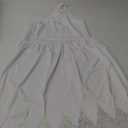 AOBUTE Halloween Women Costume Off Shoulder Dress Cosplay Party White Outfit M