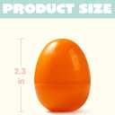 JOYIN 200 PCS 2.3" Easter Eggs, Empty Plastic Eggs Fillable Colorful Bright Eggshell Bulks for Easter Hunt, Filling Treats, Party Favor, Basket Stuffers, Classroom Prize Supplies