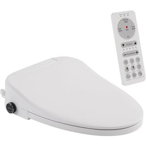 Bidet Toilet Seat,Smart Toilet Seat with Remote Control,Electric Heated Seat,Warm Water Washing,Warm Air Dryer and Multiple Spray Modes for Women Men Pregnant or Elderly People,Elongated