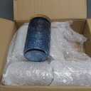 Outus 5 Pcs 23.7 oz, 33.8 oz Vintage Glass Jar with Lids Colored Glass Canisters Jars with Airtight Wooden Lids for Kitchen Counter Flour Sugar Cookie Coffee Tea Storage Containers