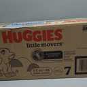 Huggies Size 7 Diapers, Little Movers Baby Diapers, Size 7 (41+ lbs), 88 Count (2 Packs of 44)
