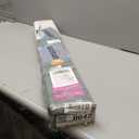 Cordless Room Darkening Venetian Blind - 33 Inch Width, 64 Inch Length, 2" Vinyl Slat Size - White - GII Luna Light Filtering Horizontal Mini Windows Blinds for Interior by Achim Home Decor